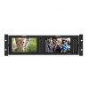 مجموعه 2 مانیتور 7 اینچ رکمونت TVLogic مدل RKM-270A