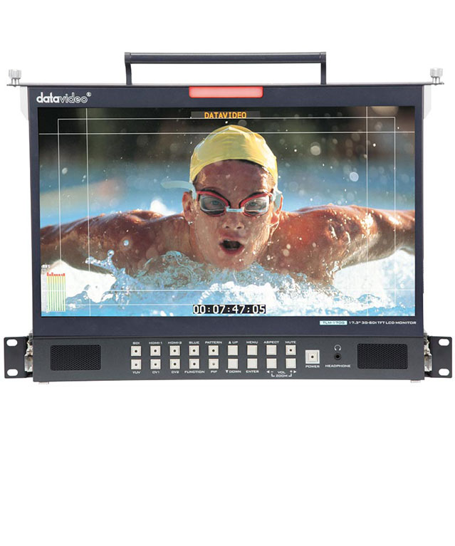 مانیتور رکمونت 17 مانیتور رکمونت 17.3 اینچ HD/SD دیتاویدئو مدل TLM-170GM