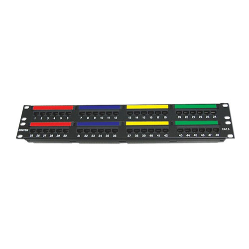 پچ پنل 48 پورت Cat6 دینتک