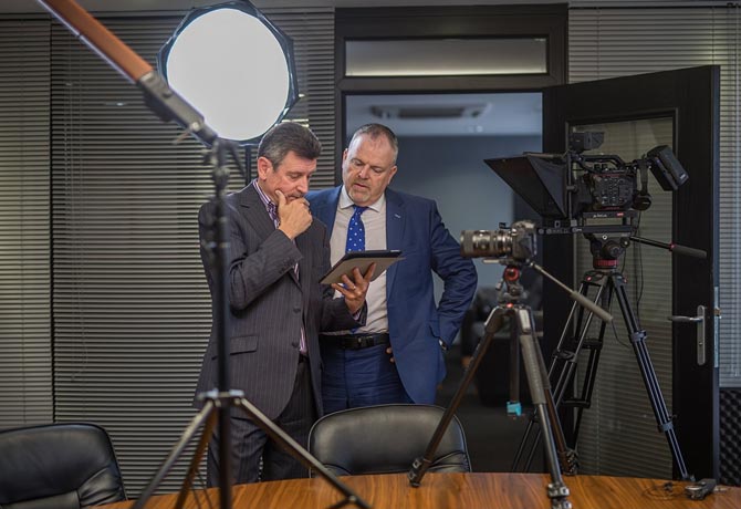 Three stages of video production