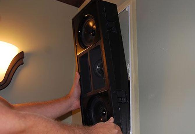 How to install wall speakers