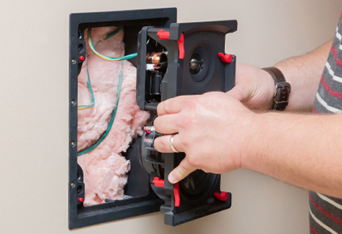 How to install wall speakers
