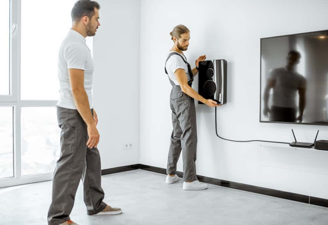 How to install wall speakers
