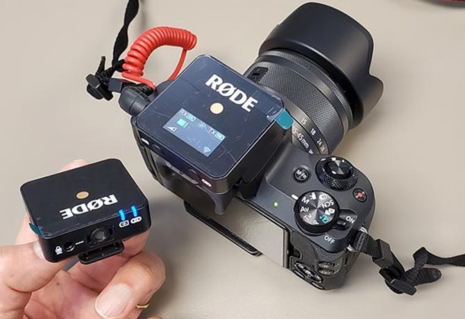 Wireless GO II with a Camera