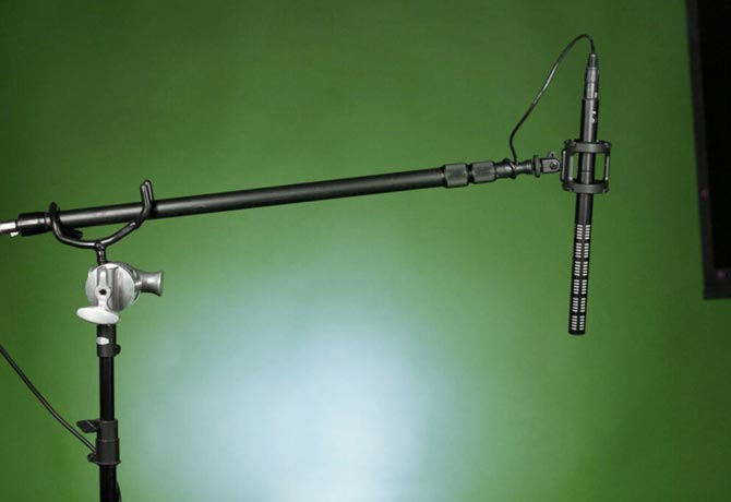 Use shotgun microphones for podcasts