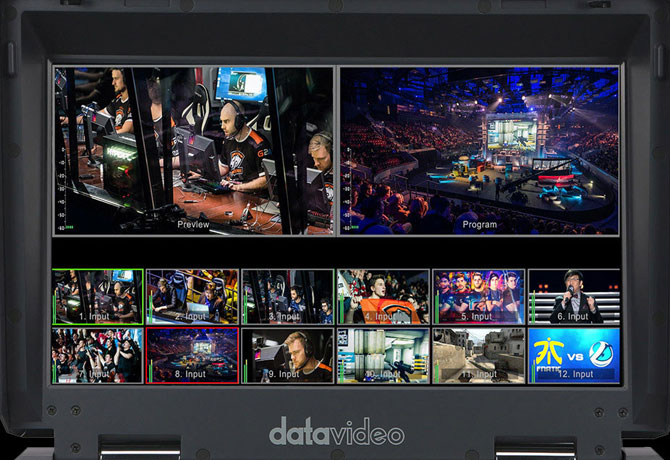 Select a portable video mixer