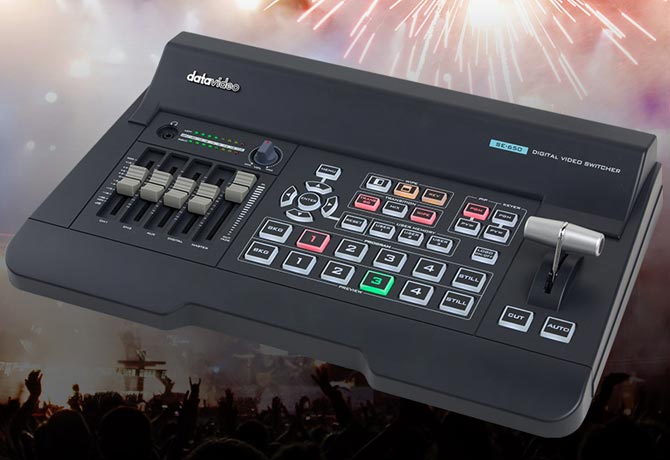 Select a portable video mixer