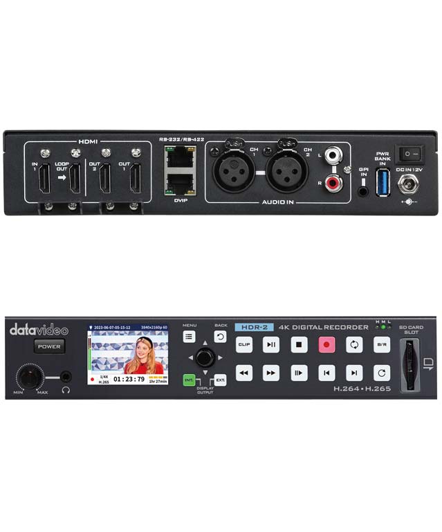 Datavideo HDR-2 4K Digital Recorder
